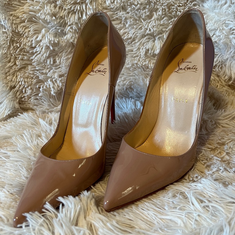 Christian Louboutin So Kate in Patent Nude (39)